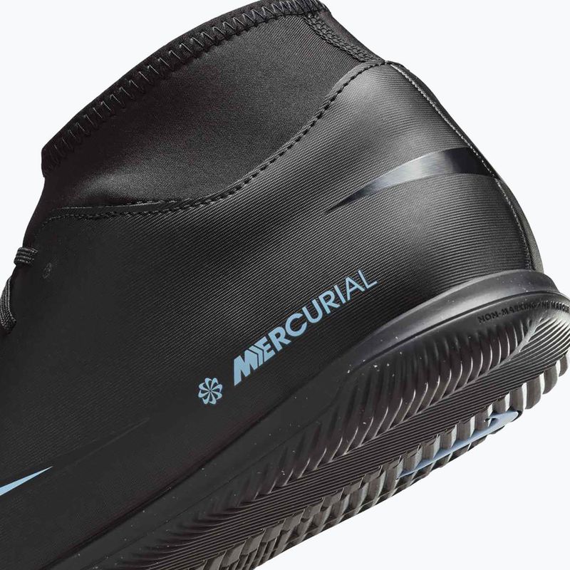Кросівки футбольні чоловічі Nike Mercurial Superfly 10 Club IC black/ice blue 15