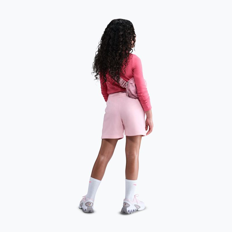 Дитячі шорти Nike Sportswear Club Fleece med soft pink/med soft pink/white 3
