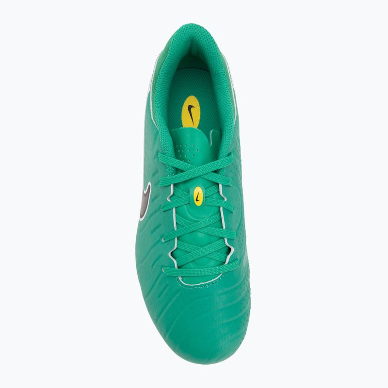 Кросівки футбольні дитячі Nike Tiempo Legend 10 Academy LV8 FG/MG stadium green/dark obsidian 5