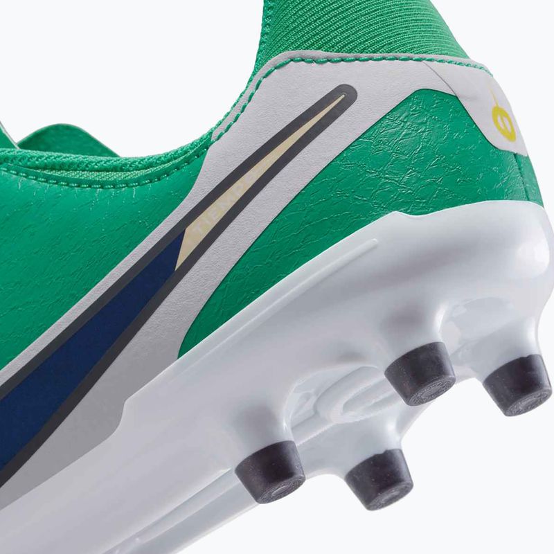 Кросівки футбольні дитячі Nike Tiempo Legend 10 Academy LV8 FG/MG stadium green/dark obsidian 10