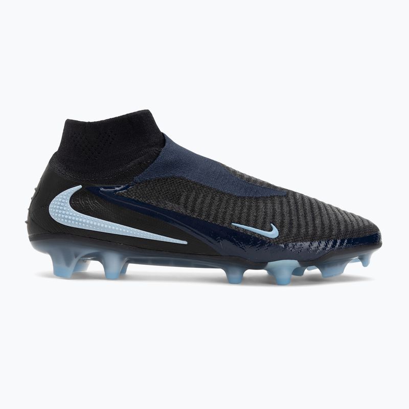 Кросівки футбольні чоловічі Nike Phantom 6 High Elite FG black/black 2