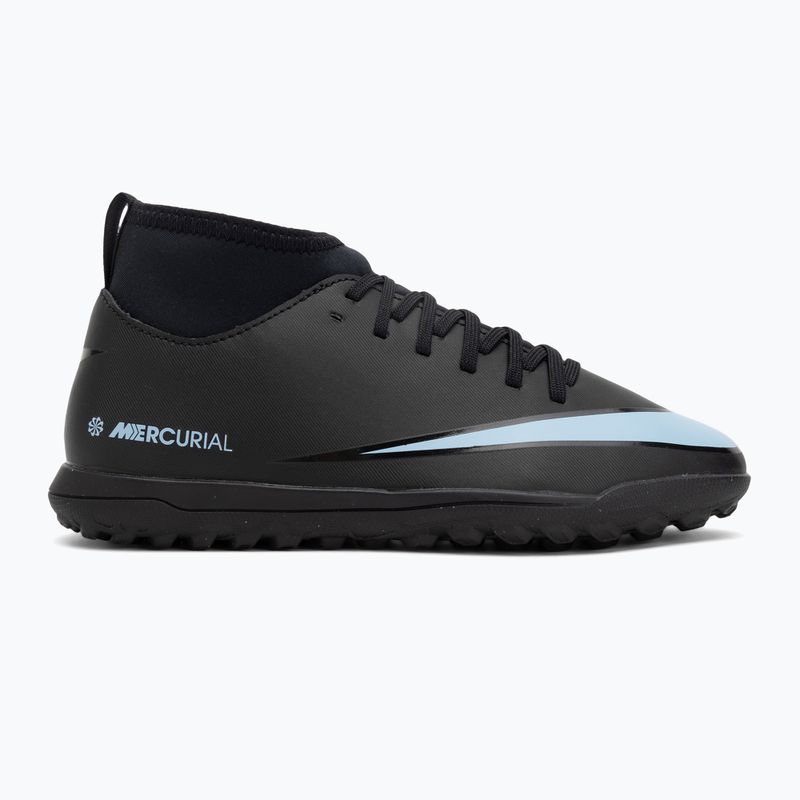 Кросівки футбольні дитячі Nike Mercurial Superfly 10 Club TF black/black 2