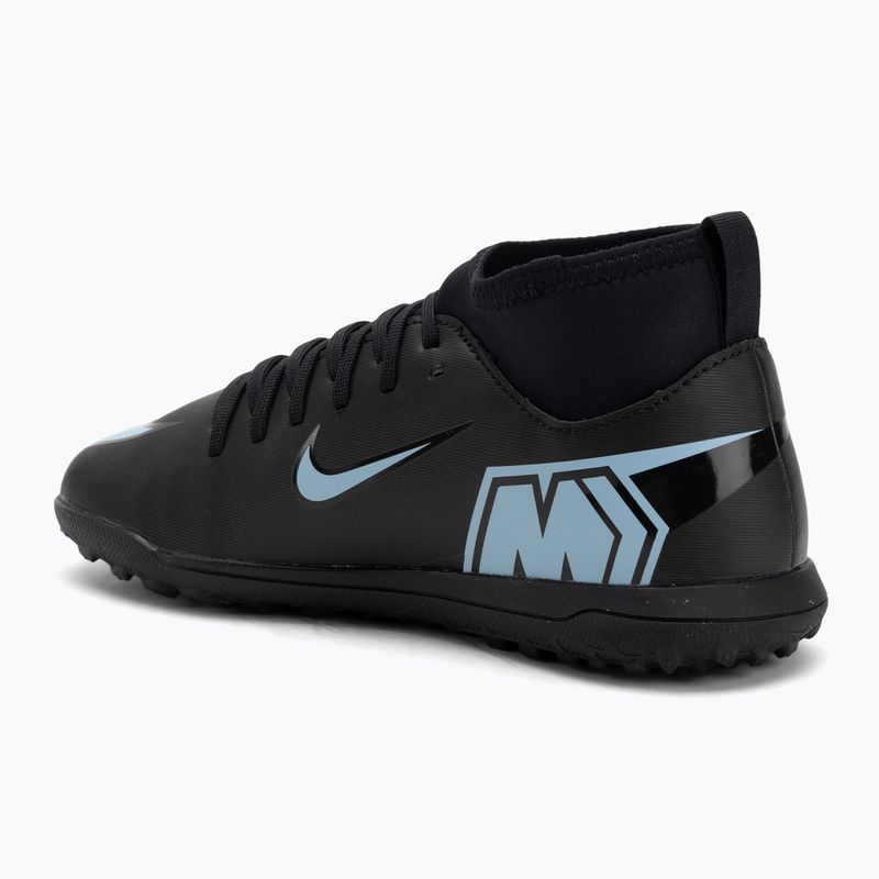 Кросівки футбольні дитячі Nike Mercurial Superfly 10 Club TF black/black 3