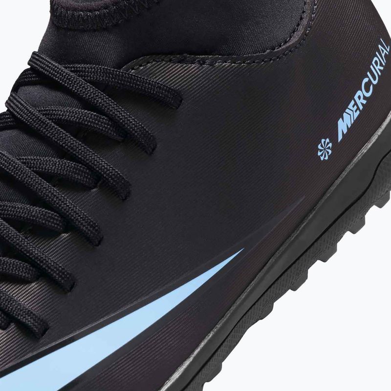 Кросівки футбольні дитячі Nike Mercurial Superfly 10 Club TF black/black 14