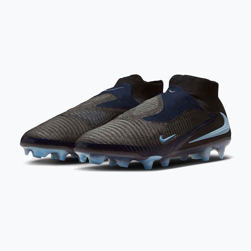 Кросівки футбольні чоловічі Nike Phantom 6 High Elite FG black/black 10