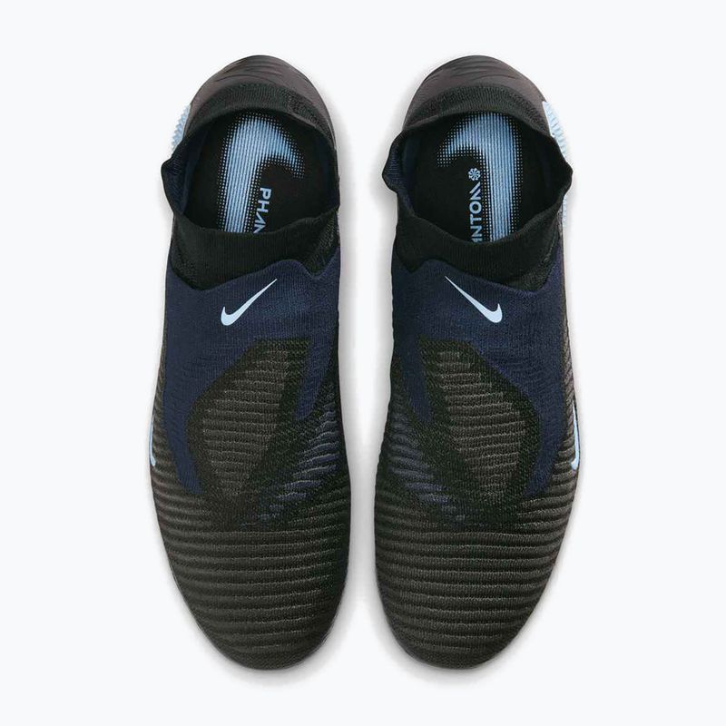 Кросівки футбольні чоловічі Nike Phantom 6 High Elite FG black/black 13