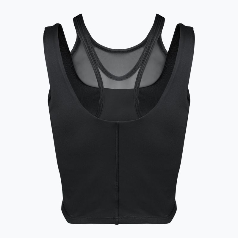 Топ для тренувань жіночий Nike One Fitted Dri-Fit Cropped Tank black/dark smoke grey 7