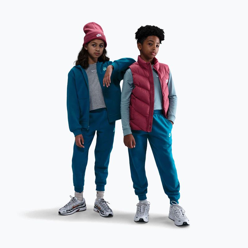 Штани дитячі Nike Sportswear Club Fleece green abyss/white 8