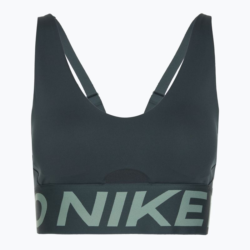 Бюстгальтер для тренувань Nike Pro Indy Plunge seaweed/clay green/white 6