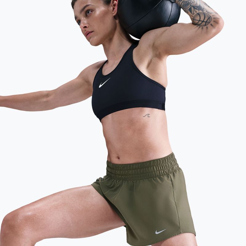 Шорти жіночі Nike One Dri-Fit 3" medium olive 4