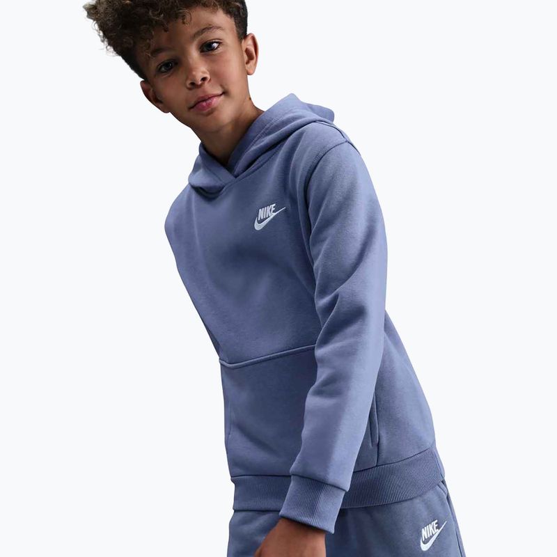 Кофта дитяча Nike Sportswear Club Fleece world indigo/white 2