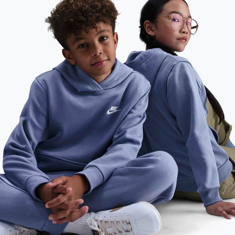 Кофта дитяча Nike Sportswear Club Fleece world indigo/white 7