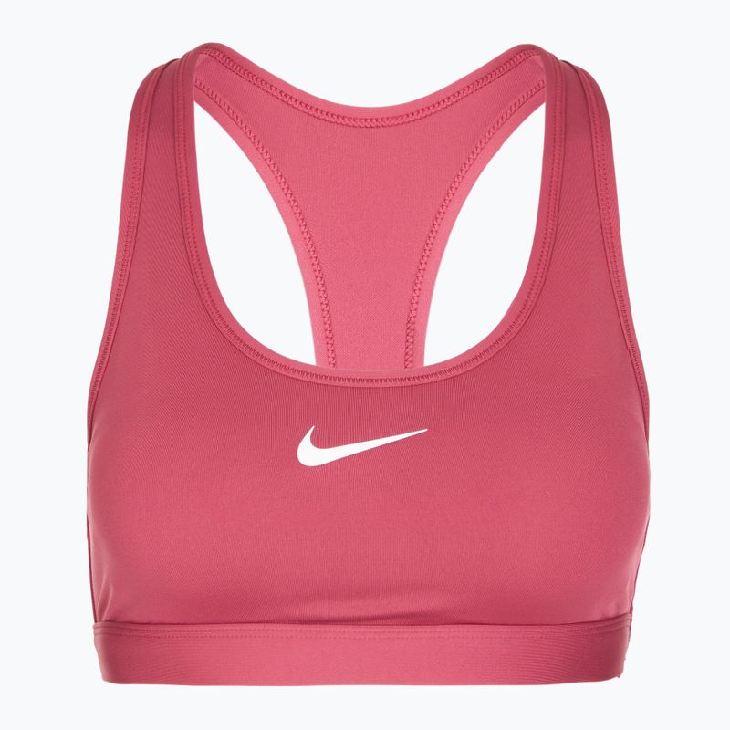 Спортивний бюстгальтер Nike Swoosh середньої підтримки sweet beet/white 6