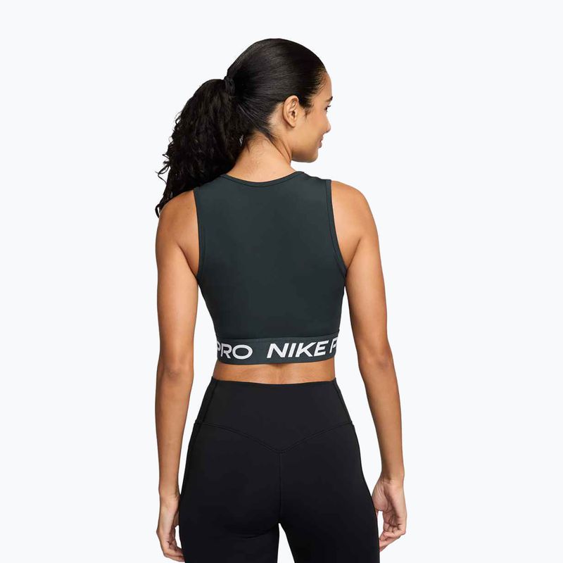 Футболка для тренувань жіноча Nike Pro Dri-Fit seaweed/white 2