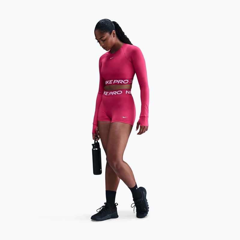 Шорти жіночі Nike Pro 365 3" rush pink/white 2