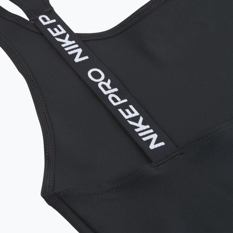 Футболка для тренувань жіноча Nike Pro Dri-Fit black/white 4