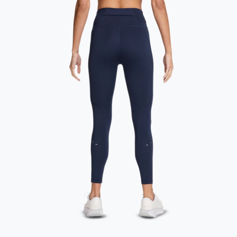 Легінси для бігу жіночі Nike Tempo High-Waisted 7/8 midnight navy 2