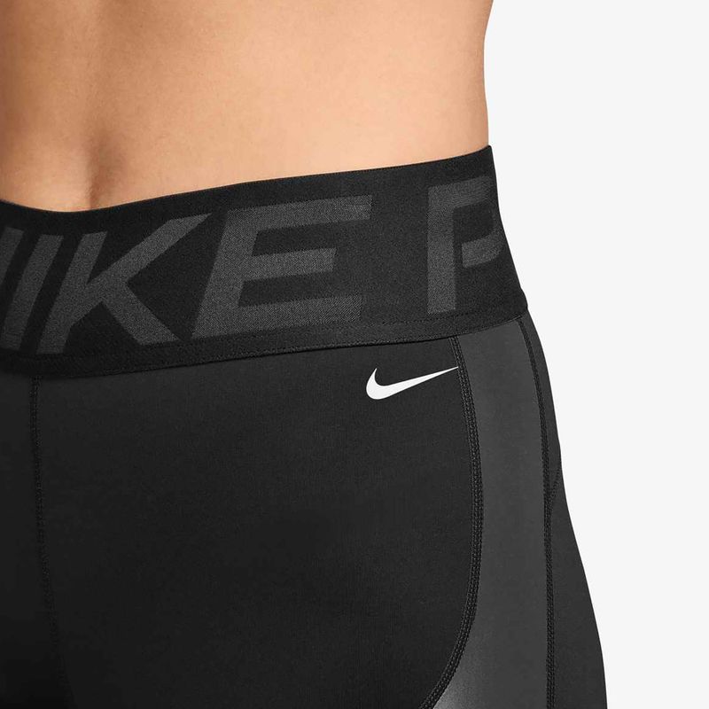Шорти жіночі Nike Pro Sculpt High Waisted 5" Biker  black/anthracite/white 4