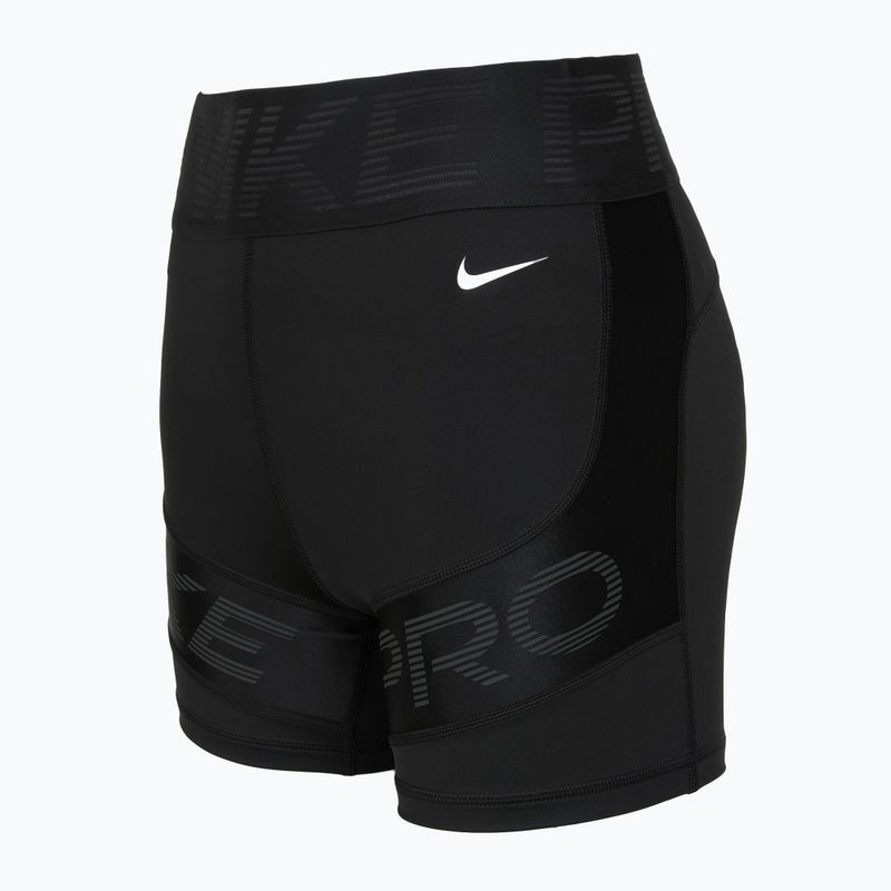 Шорти жіночі Nike Pro Sculpt High Waisted 5" Biker  black/anthracite/white 7