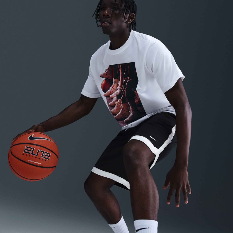 Шорти баскетбольні чоловічі Nike DNA Academy Dri-FIT 11" black/white/white 5