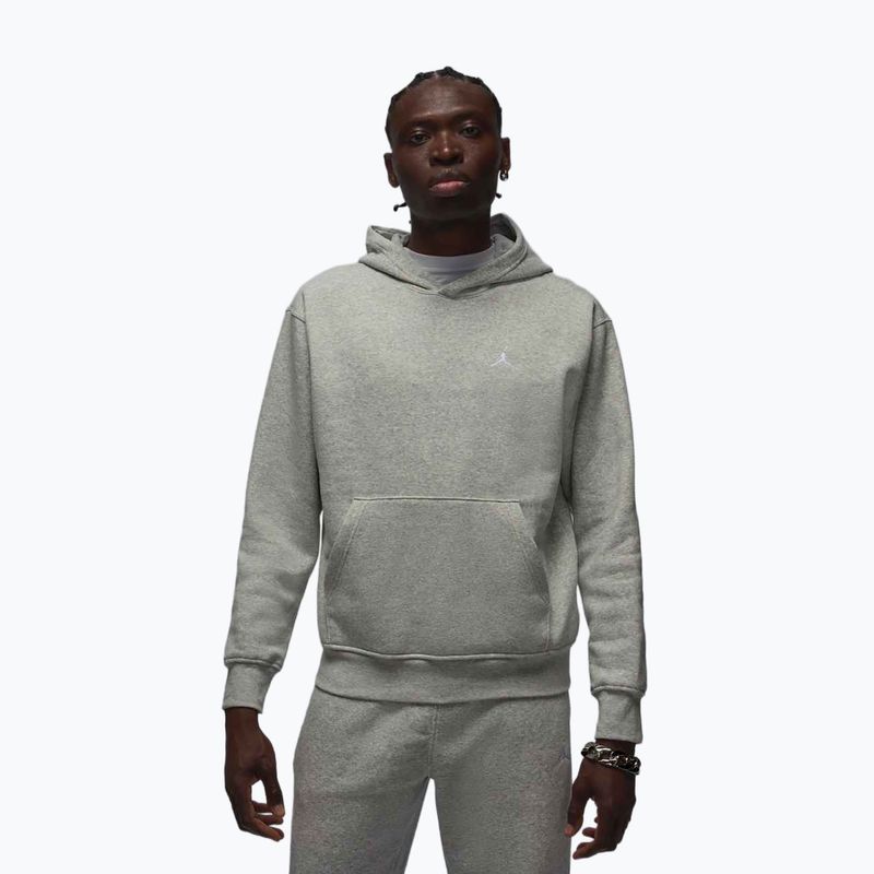 Чоловіча кофта Jordan Brooklyn Fleece grey heather/white