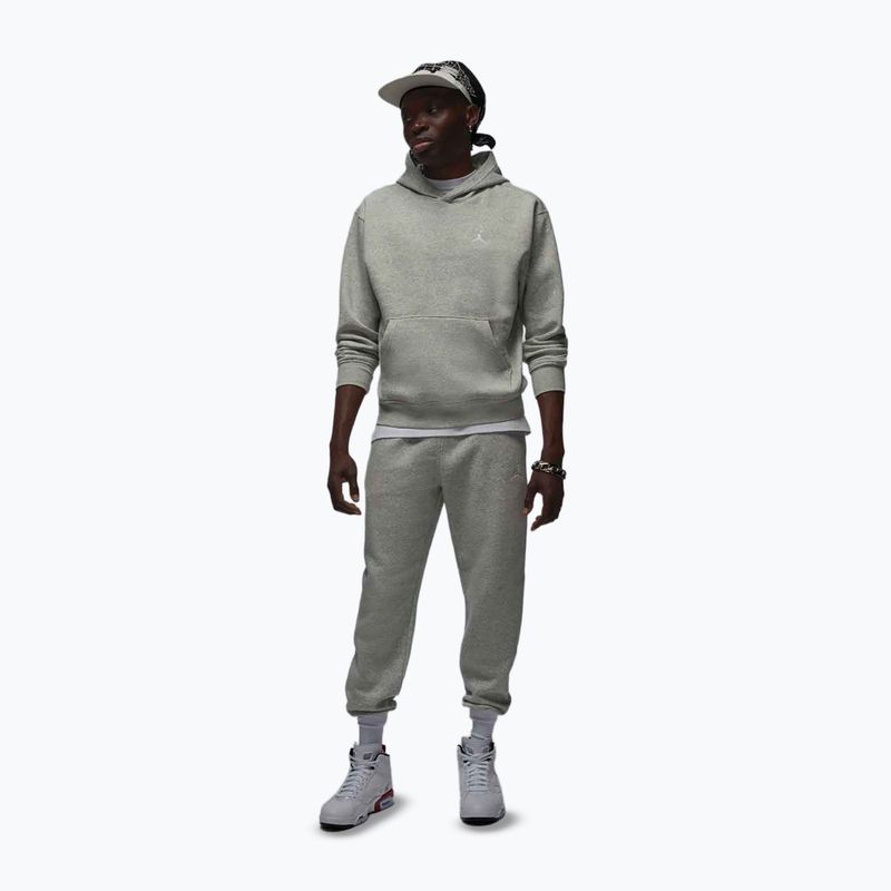 Кофта чоловіча  Jordan Brooklyn Fleece grey heather/white 2