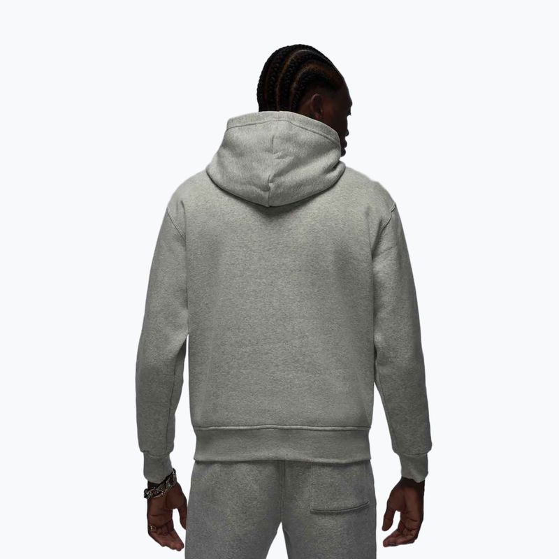 Кофта чоловіча  Jordan Brooklyn Fleece grey heather/white 3