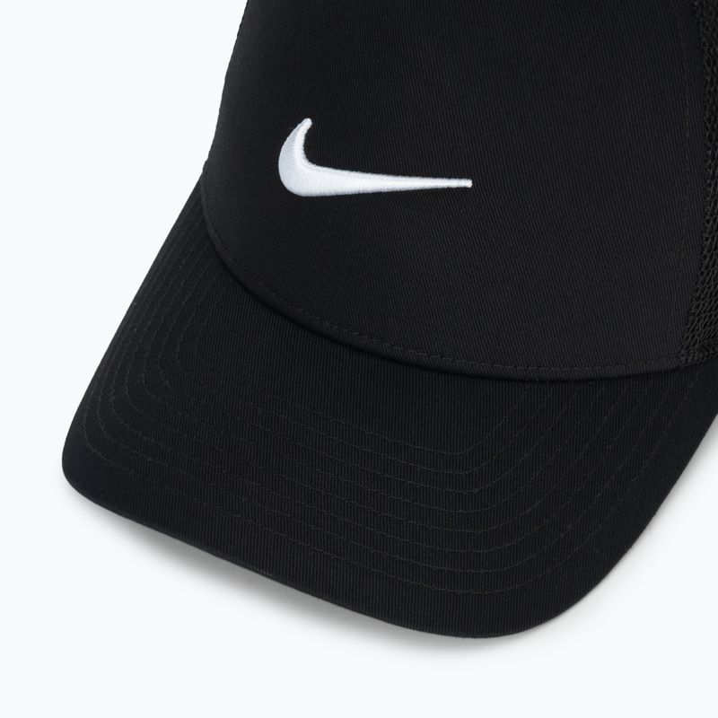 Чоловіча кепка з козирком Nike Rise Structured Trucker black/black/white 3