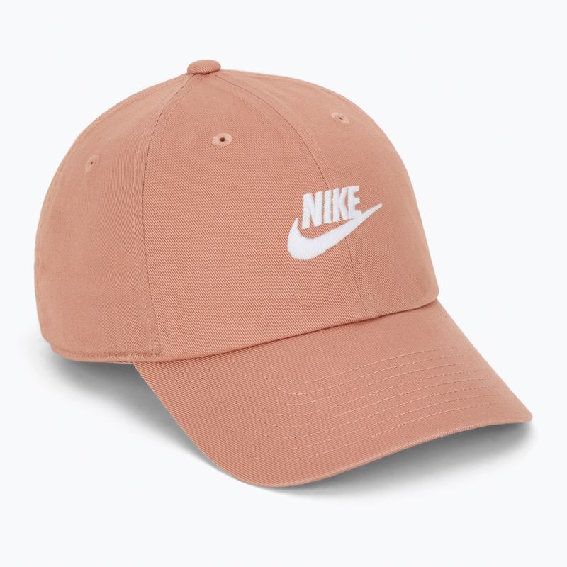 Кепка Nike Club Unstructured Futura Wash rose gold/white