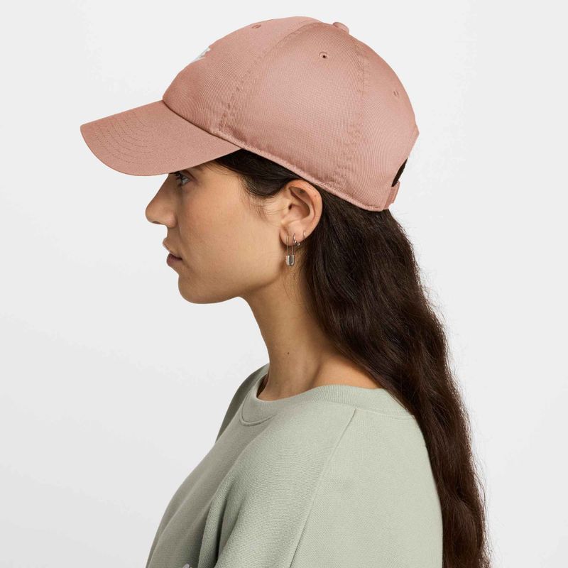 Кепка Nike Club Unstructured Futura Wash rose gold/white 3