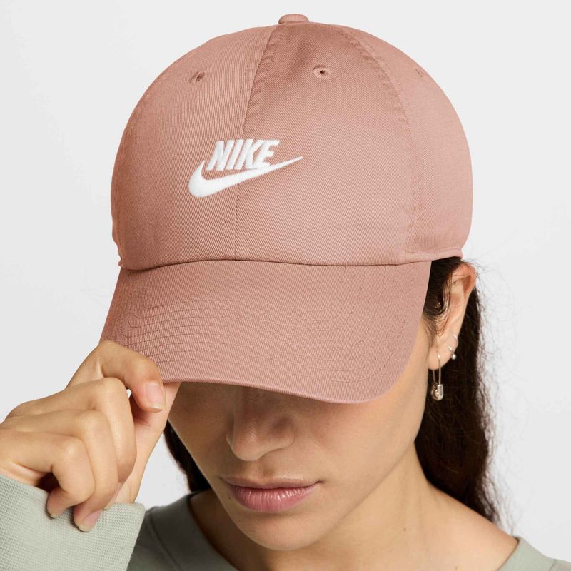 Кепка Nike Club Unstructured Futura Wash rose gold/white 4