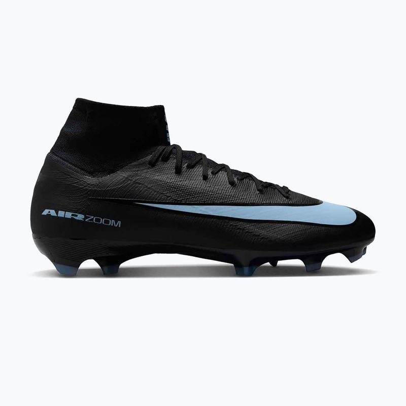 Кросівки футбольні чоловічі Nike Mercurial Superfly 10 Pro FG black/ice blue