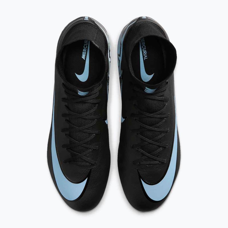 Кросівки футбольні чоловічі Nike Mercurial Superfly 10 Pro FG black/ice blue 5