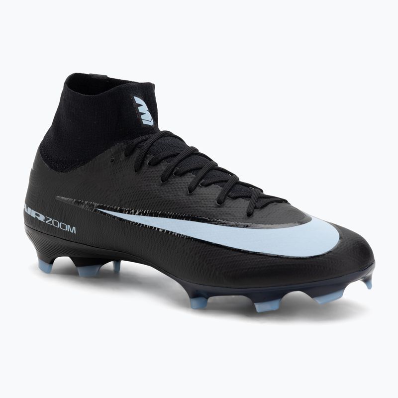 Кросівки футбольні чоловічі Nike Mercurial Superfly 10 Pro FG black/ice blue
