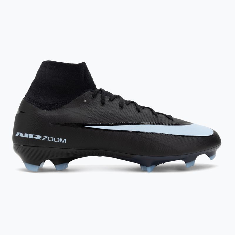 Кросівки футбольні чоловічі Nike Mercurial Superfly 10 Pro FG black/ice blue 2