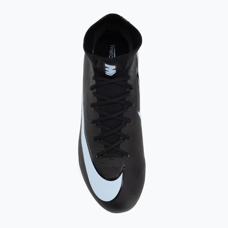 Кросівки футбольні чоловічі Nike Mercurial Superfly 10 Pro FG black/ice blue 5