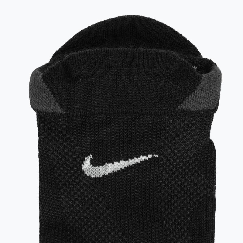 Шкарпетки Nike Running No-Show Wool black/dark smoke grey/light smoke grey 3