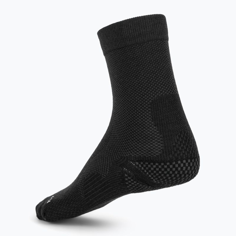 Шкарпетки Nike Running Lightweight Wool Crew black/dark smoke grey 2