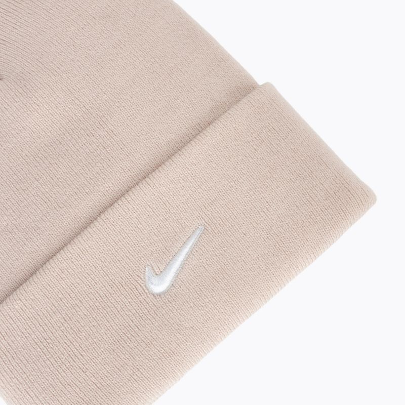 Шапка зимова Nike Peak Swoosh Beanie slit red/white 3
