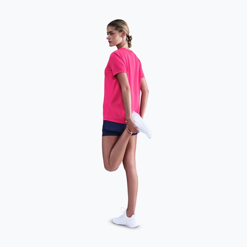 Жіноча футболка для тренувань Nike Dri-Fit Rush Pink/White 2