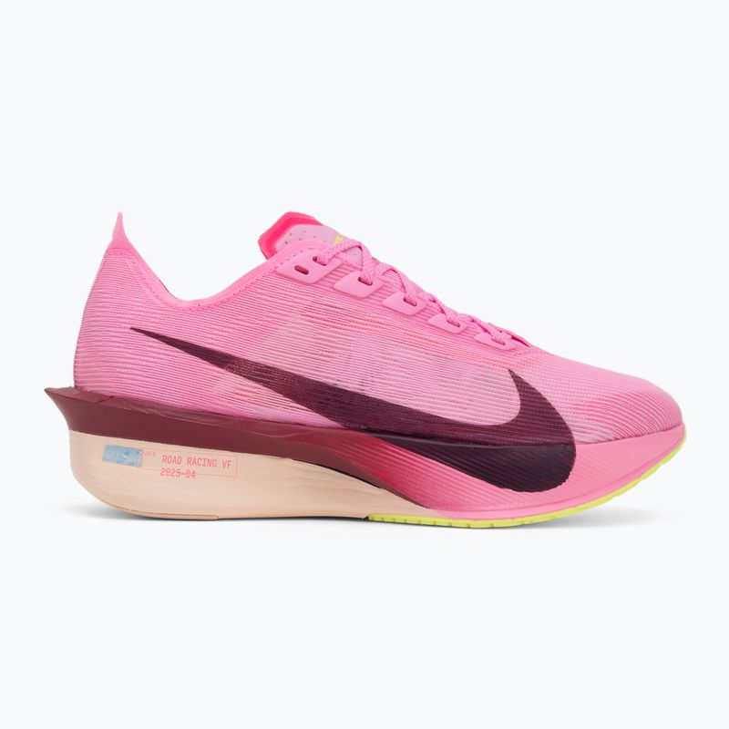Кросівки для бігу жіночі Nike Vaporfly 4 pink spell/hyper pink/volt ice/bordeaux 2
