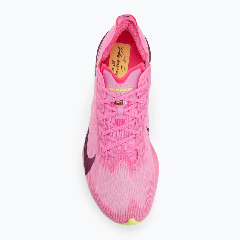 Кросівки для бігу жіночі Nike Vaporfly 4 pink spell/hyper pink/volt ice/bordeaux 5