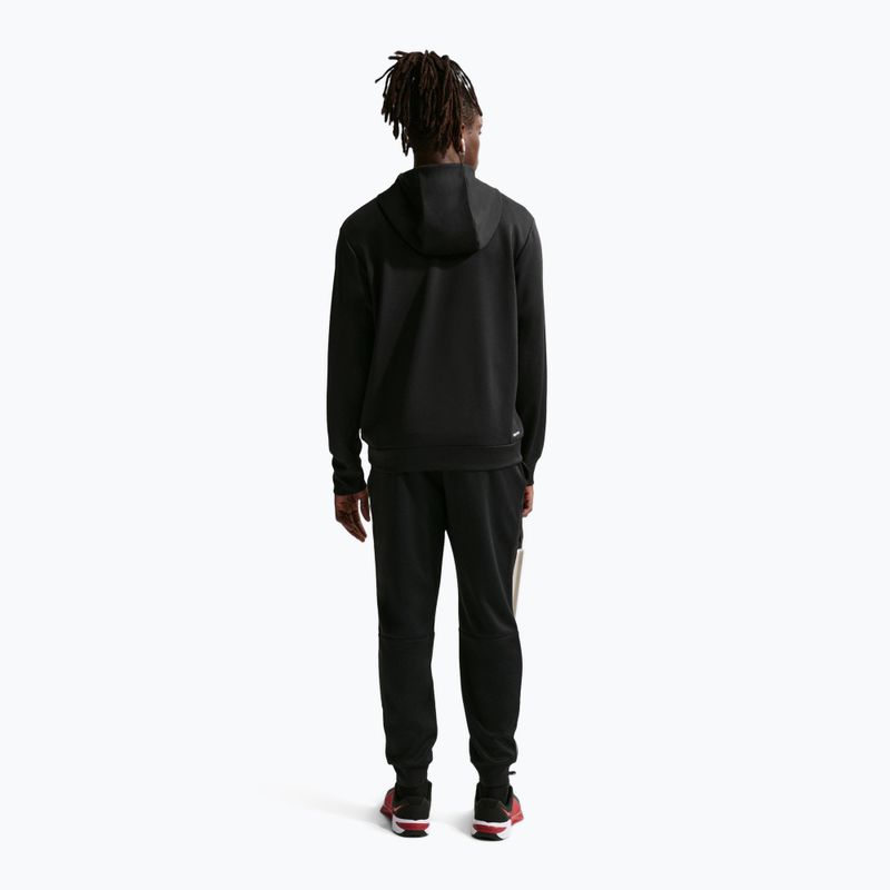 Кофта тренувальна чоловіча Nike Flex black/black/white 2