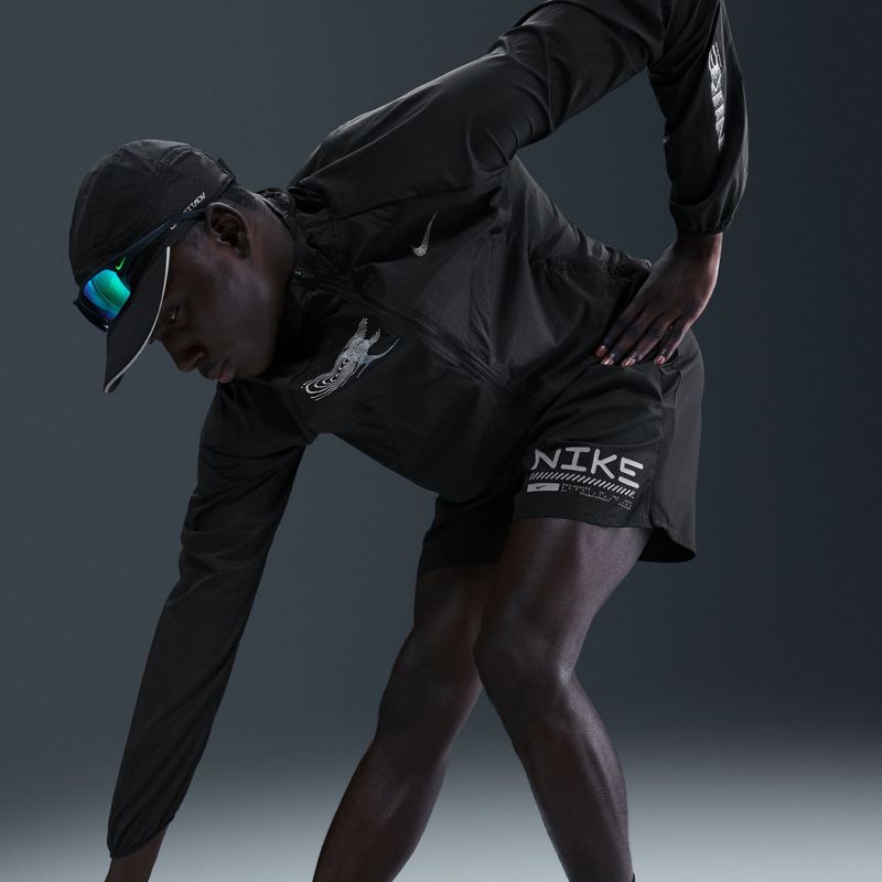 Чоловічі шорти для бігу Nike Challenger Winterized 2in1 black/anthracite 5