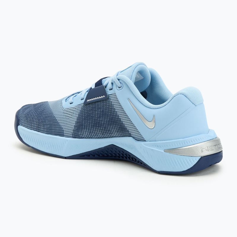 Жіночі тренувальні кросівки Nike Metcon 10 psychic blue/blue void/metallic silver 3
