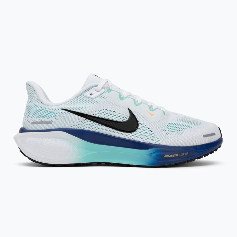 Кросівки для бігу чоловічі Nike Pegasus 41 white/hyper turquoise/concord/black 2