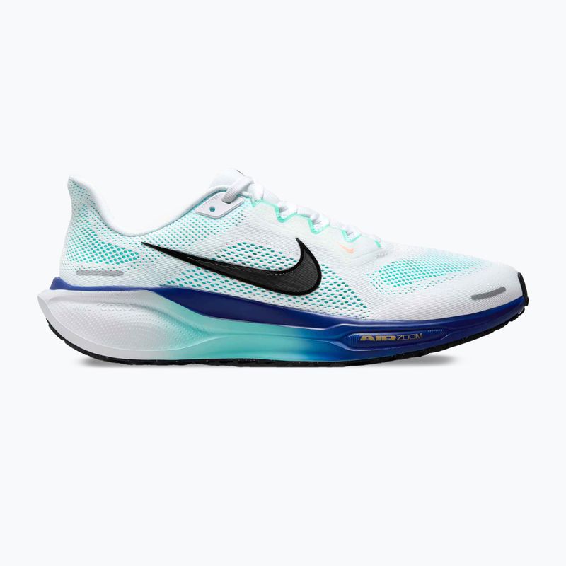 Кросівки для бігу чоловічі Nike Pegasus 41 white/hyper turquoise/concord/black 8