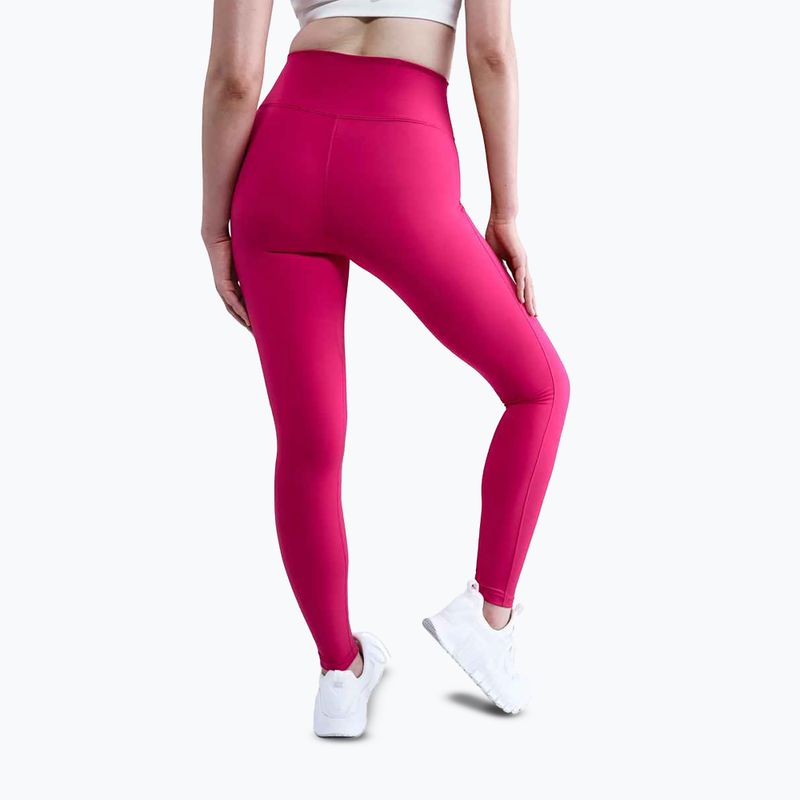 Легінси жіночі Nike One Seamless Front rush pink/white 3