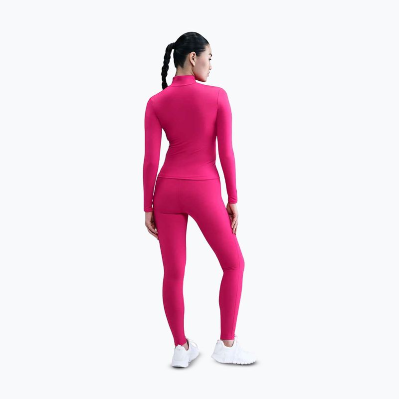 Легінси жіночі Nike One Seamless Front rush pink/white 4