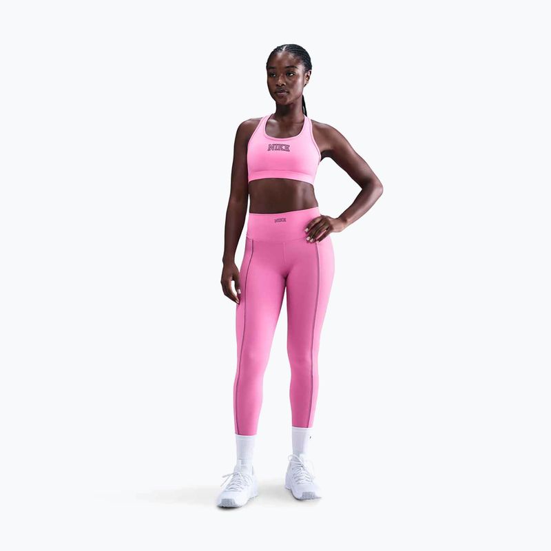Жіночі легінси Nike One High-Waisted playful pink 2